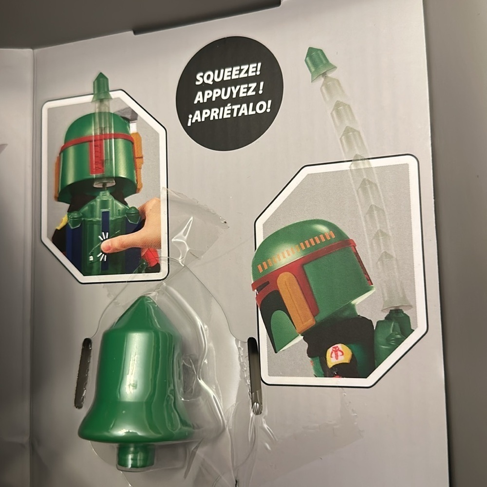 Star Wars Green and Red Stuffed Boba Fett Plush - Picture 3 of 6